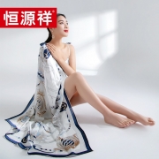 恒源祥HYXSJ1005真丝方巾航海家110*110cm单位：条