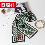 恒源祥HYXSJ1008双层领巾怡然16*150cm单位：条