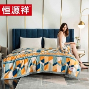 恒源祥TLS1048菱格绒毯200*230cm单位：条