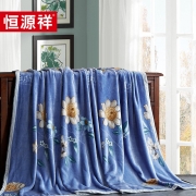恒源祥TLS1032金枝玉叶绒毯180*200cm单位：条
