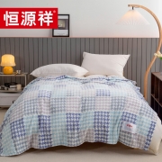 恒源祥TLS1050简艺生活绒毯180*200cm单位：条