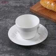 富诚行 FCH-TCKFB-XW 陶瓷欧式咖啡杯套装 创意简约咖啡杯子碟线纹1杯1碟