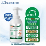 洗得宝 无醇免洗泡沫手消毒液 330ml/瓶 不含酒精免洗洗手液
