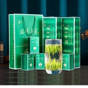 茗中翠 贵州雀舌湄潭翠芽新茶明前特级2条礼盒装遵义茶叶炒青绿茶
