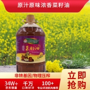 邻家饭香 压榨二级菜籽油 5L/桶 LJFX156