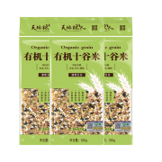 天地粮人 有机十谷米330g*3