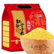 天地粮人 天地粮人 东北红谷子小米 礼袋装（350g*5包 ）