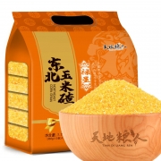 天地粮人 天地粮人 东北玉米碴 礼袋装（350g*5包 ）